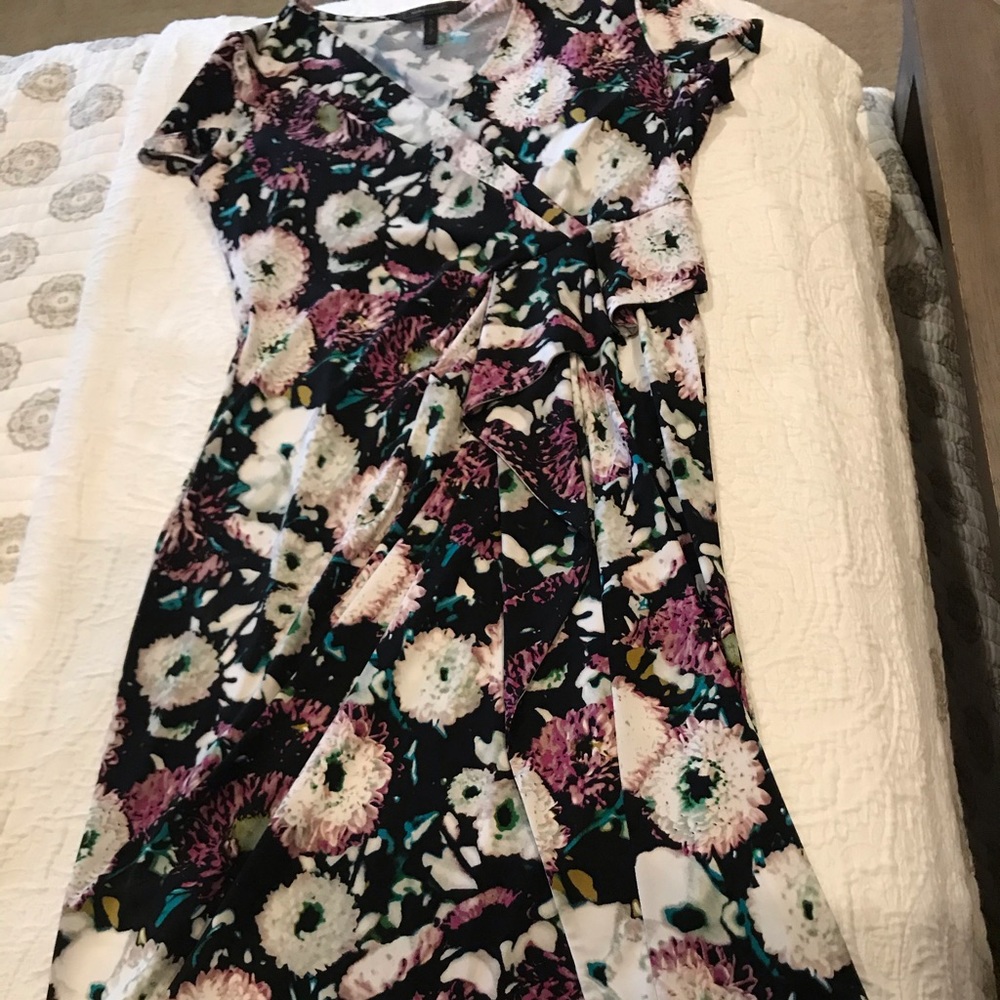 BCBG faux wrap dress size M